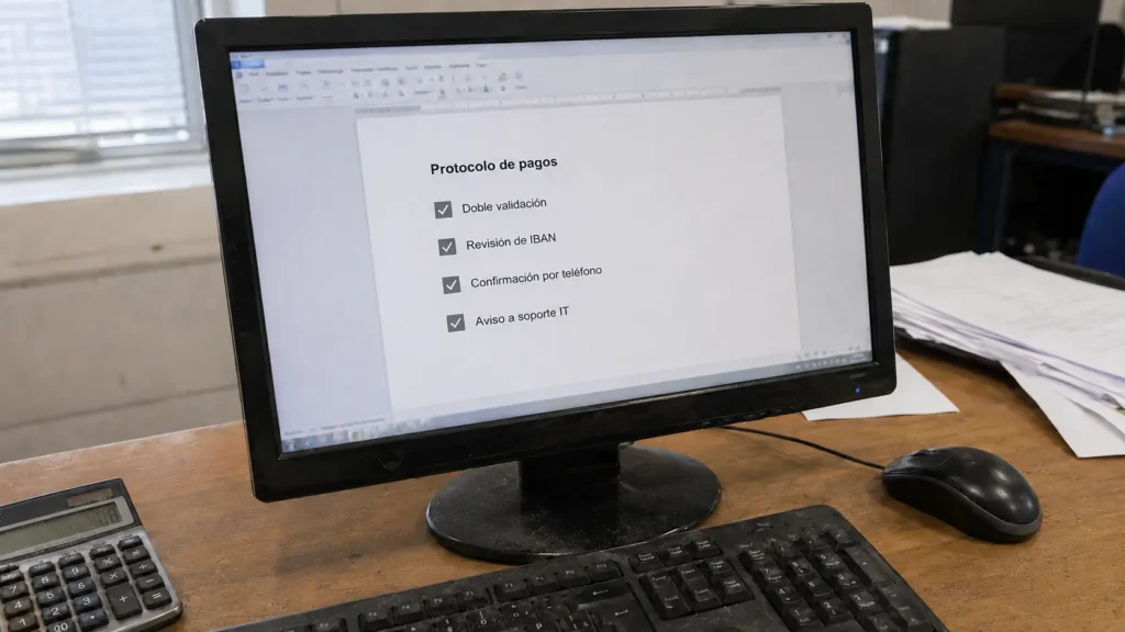 protocolo para prevenir el fraude del CEO